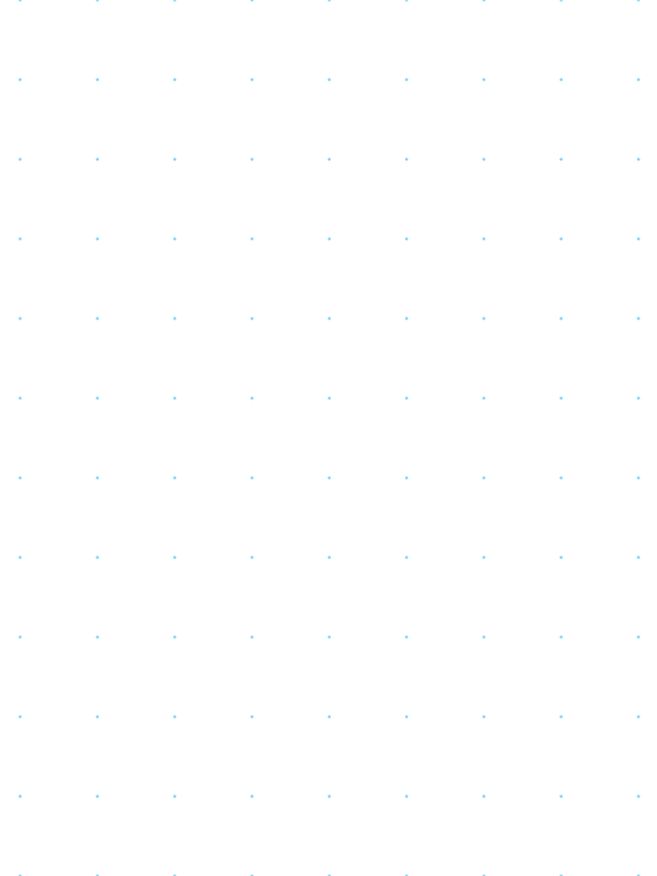 Free Printable 1 Dot Per Inch Blue Dot Paper without Margin