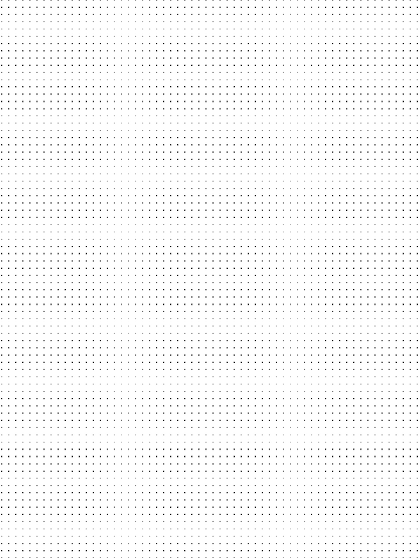 Free Printable 7 Dots Per Inch Black Dot Paper without Margin