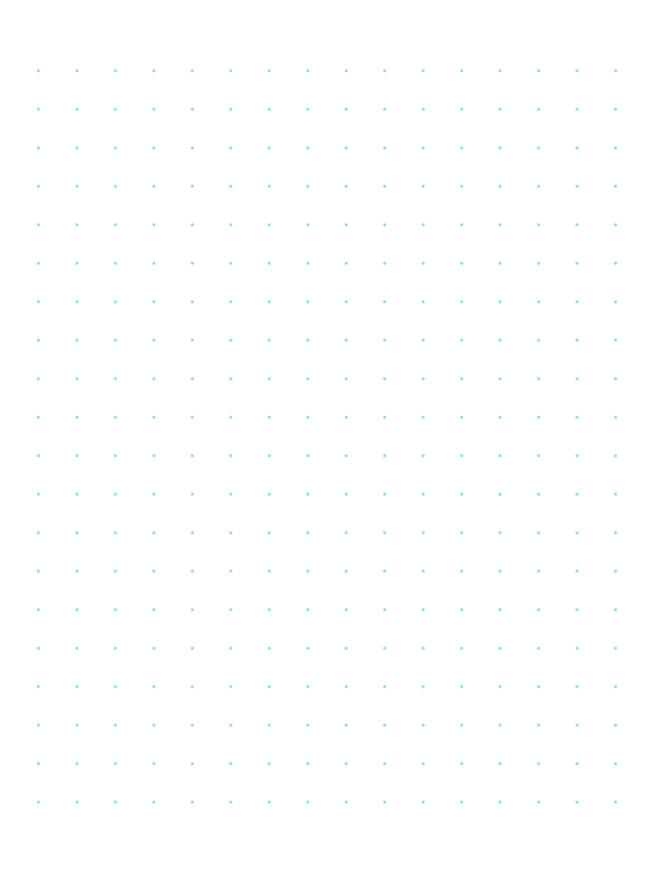 Free Printable 2 Dots Per Inch Blue Dot Paper with Margin