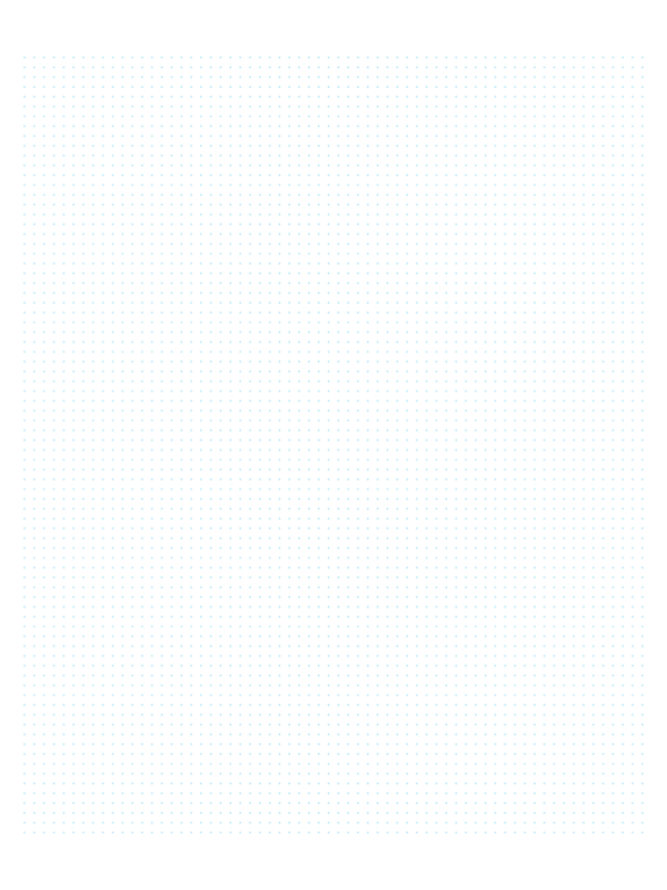 Free Printable 8 Dots Per Inch Blue Dot Paper with Margin