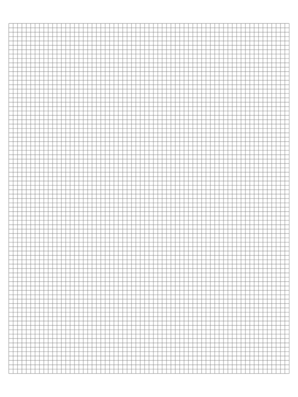 Free Printable 1/8 Inch with Margin Graph Paper