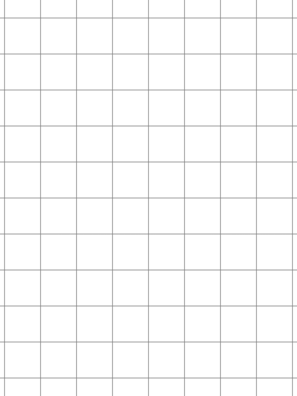 Printable 1 Inch Gray Graph Paper on US Letter-sized Paper and A4 Paper