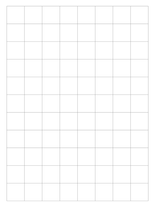 Free Printable 1 Inch with Margin Graph Paper