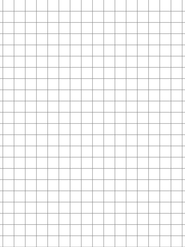 Printable Half Inch Gray Graph Paper on US Letter-sized paper and A4 Paper