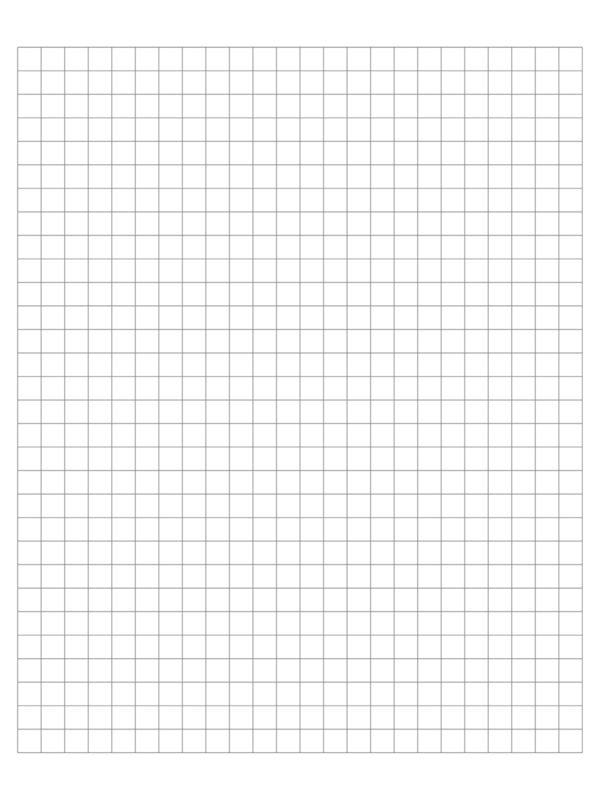 Free Printable 1/3 Inch with Margin Graph Paper