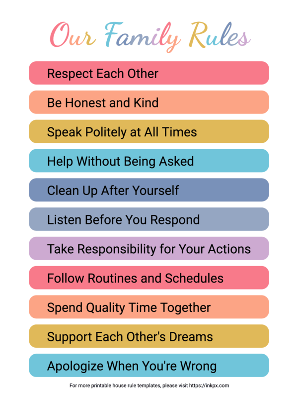 free-printable-colorful-family-house-rule-template-inkpx for Free Printable House Rules Templates Free Printable Colorful Family House Rule Template · InkPx for Free Printable House Rules Templates