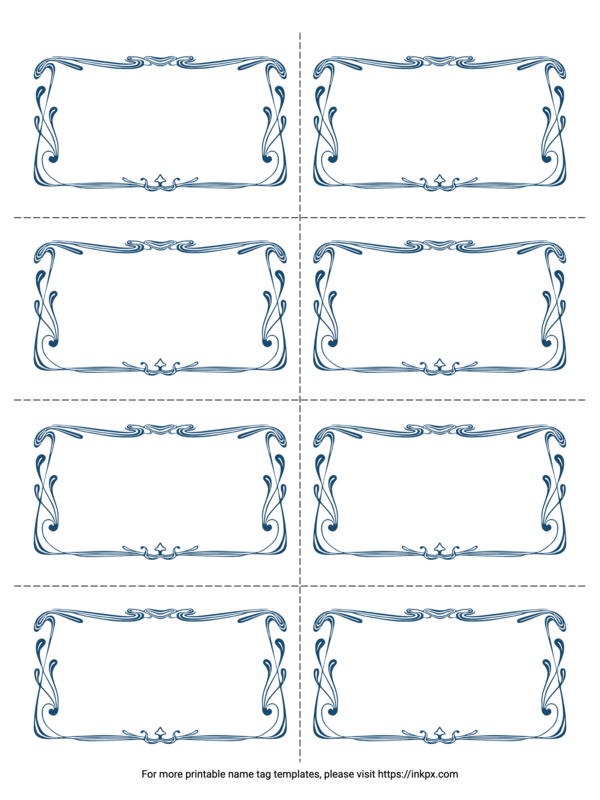 Name Tag Borders Free