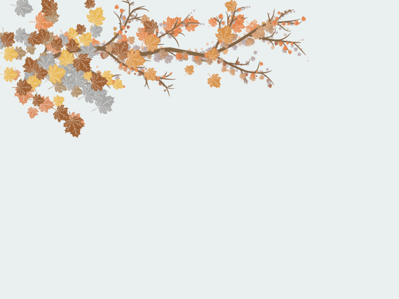 Printable Autumn Fall Stationery Card