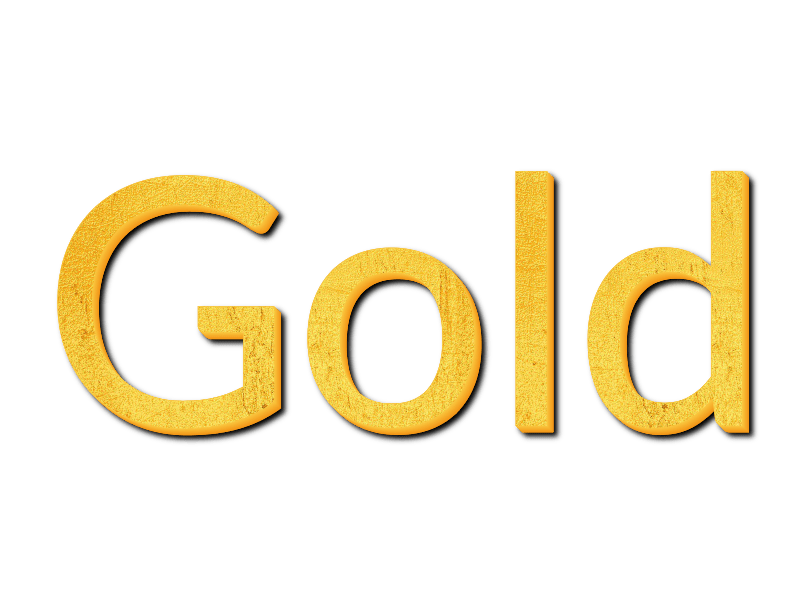 Gold Text Effect · InkPx