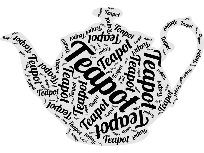 Teapot Word Cloud Image Generator · InkPx