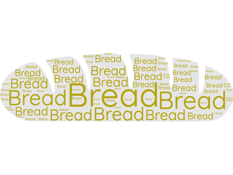 5 letter word containing bread