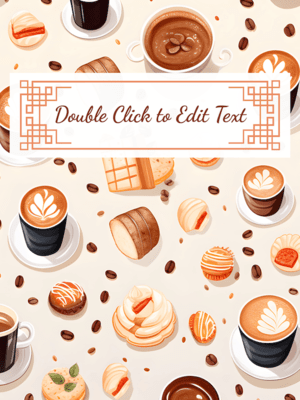 Free Printable Coffe Theme Binder Cover Template