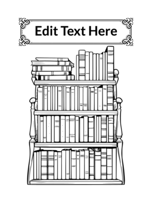 Printable Bookshelf Binder Cover