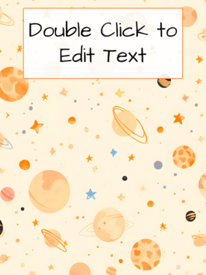 Free Printable Mystery Space Background Binder Cover