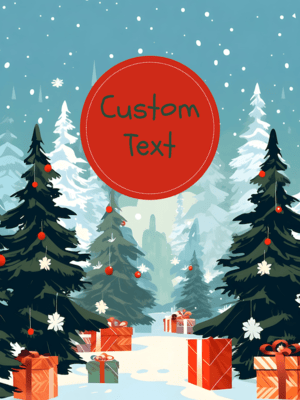 Free Printable Christmas Theme Binder Cover Template