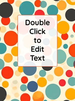 Free Printable Polka Dots Binder Cover Template