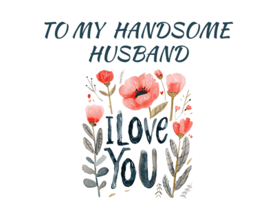 Editable "I Love You" Birthday Card for Husband