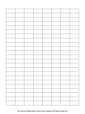 Free Printable Blank 8 Column Chart Templates in PDF, PNG and JPG ...