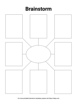 Free Printable Simple Brainstorm Template