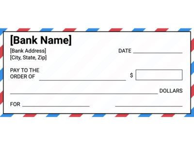 Free Printable Air Mail Background Check Template