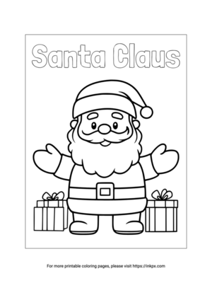 Free Printable Santa Claus Coloring Sheet