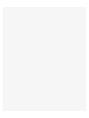 Free Printable 10 Dots Per Inch Black Dot Paper with Margin