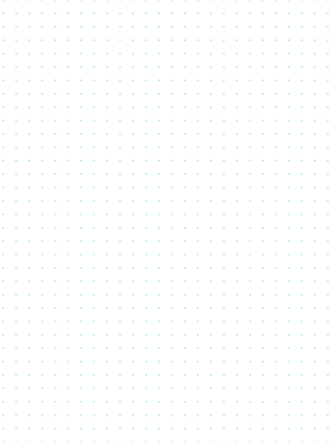Free Printable 3 Dots Per Inch Blue Dot Paper without Margin