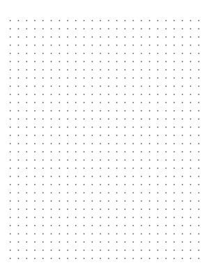 Free Printable 3 Dots Per Inch Black Dot Paper with Margin