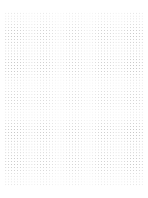 Free Printable 6 Dots Per Inch Black Dot Paper with Margin