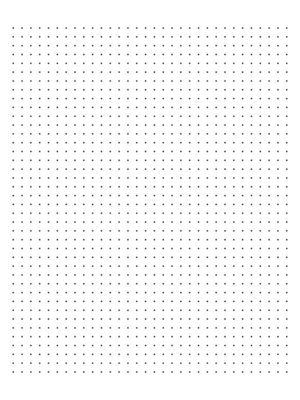 Free Printable 4 Dots Per Inch Black Dot Paper with Margin