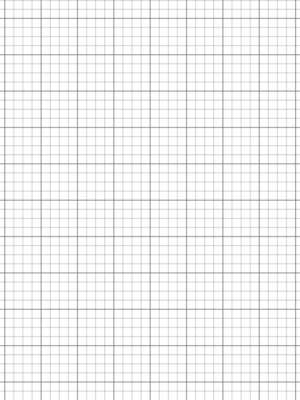1/4 Inch Gray Graph Paper on Letter-sized Paper with Heavy Lines