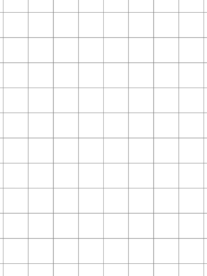 1 Inch Gray Graph Paper on US Letter-sized Paper