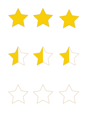 Printable Rating Star