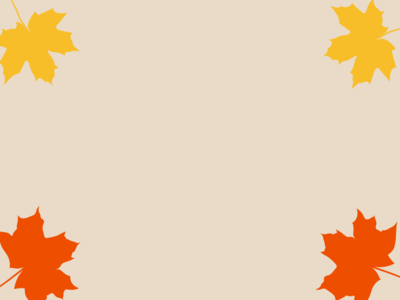 Printable Autumn Fall Maple Stationery Card