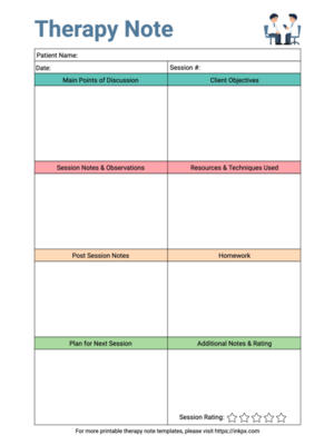 Therapy Note Templates