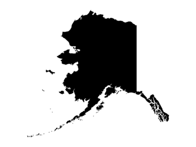 Printable Map of Alaska Pattern