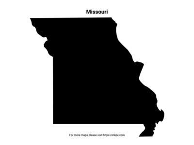 Printable Map of Missouri Pattern