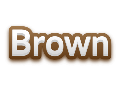 Brown Outline Text Effect