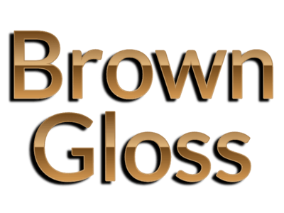 Brown Gloss Text Effect