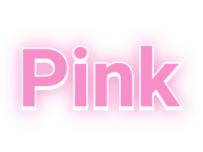 Pink Text Effect