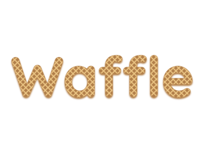 Waffle Text Effect