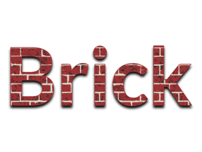 Brick Text Effect