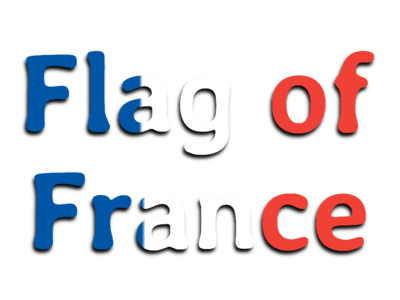 Flag of France Text Effect