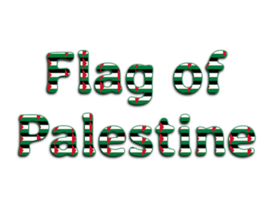 Flag of Palestine Text Effect Generator
