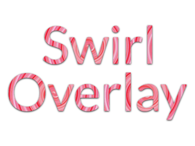 Swirl Overlay Text Effect
