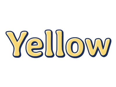 3D Yellow Text Effect