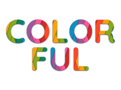 Colorful Text Effect