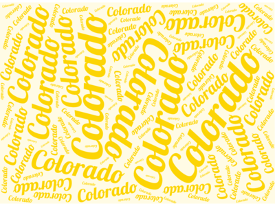 Colorado Word Cloud