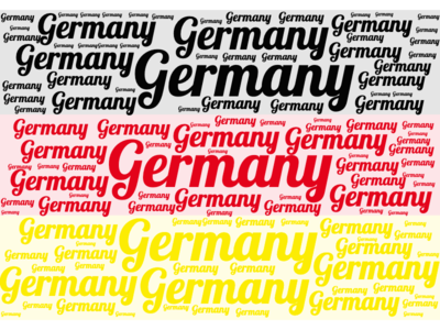 Germany Flag Word Cloud
