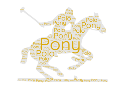 Polo Pony Word Cloud